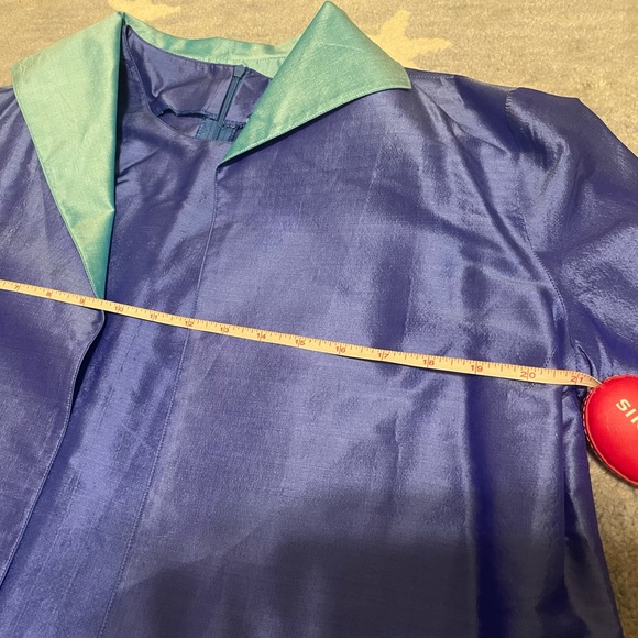 Indo-Chic Silk Dress Top & Jacket - Picture 9 of 12